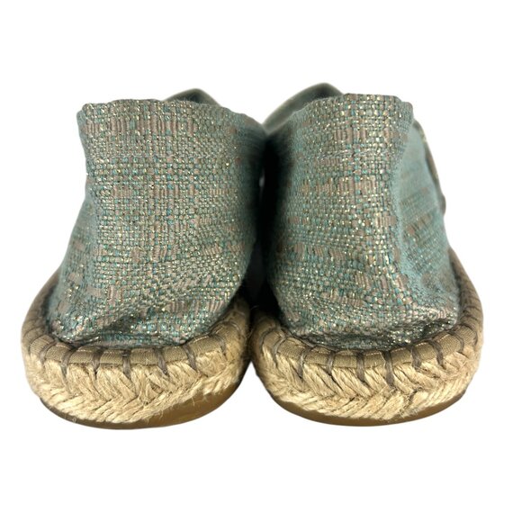 Ilse Jacobsen Slip-On Jute Espadrilles in Metallic Blue Size EU 41 US 10.5 - 11 - Picture 3 of 12